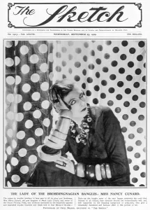 Heiress Prints: Nancy Cunard on cover of The Sketch