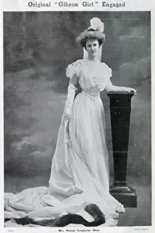 Girl Prints: Nannie Langhorne Shaw pictured in The Bystander at the time of her engagement to Waldorf