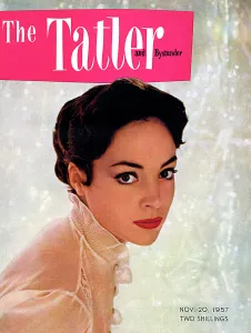 Jones Prints: Natasha Parry on Tatler cover 1957