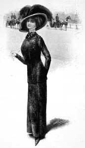 Fashion Prints: National Mourning 1910