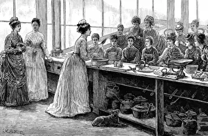 Cookery Prints: National Training School of Cookery at South Kensington: Aft