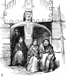 Images Dated 8th July 2004: Native American Indian Lodge, Nanaimo, 1882