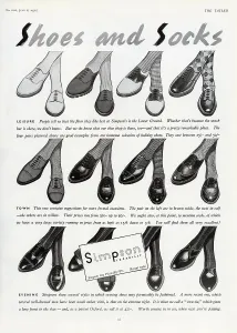 Shops Prints: A natty selection of shoes and socks for men for leisure