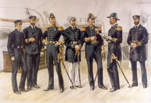 Images Dated 19th July 2011: Naval Officers