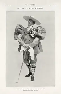 Camp Prints: Do we need the Actress?. Mr Edgar Atchison-Ely in Rational Dress. Date: 1904