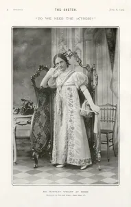 Camp Prints: Do we need the Actress?. Mr Huntley Wright at Home Date: 1904