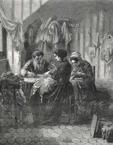 Sewing Prints: Needlewomen / Trayer / Iln