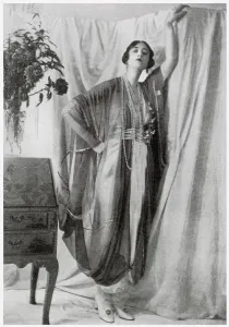 1920 Prints: A negligee of Eastern inspiration by Lucile