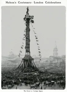 Crowds Prints: Nelsons Centenary: London Celebrations 1905
