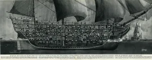 Flagship Prints: Nelsons flagship HMS Victory by G. H. Davis