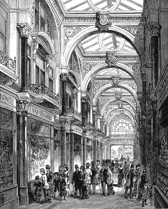 Bond Prints: New Arcade, Old Bond Street, 1880