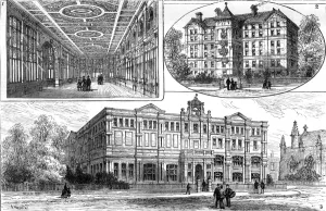 Homes Prints: New buildings at the London Hospital, Whitechapel