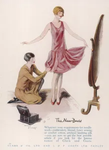 Clark Prints: The New Dress by Lewis Baumer