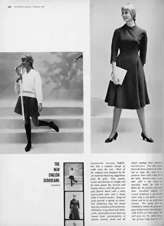 Suffolk Prints: The New English School Girl - Felixstowe College uniform