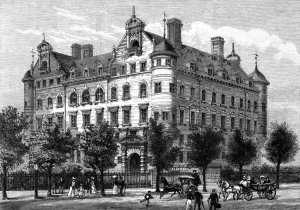 Headquarters Prints: New headquarters of the Metropolitan Police, London