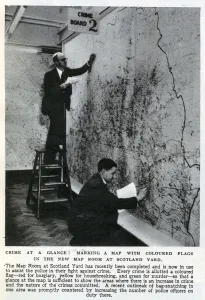 1947 Prints: New Map Room at Scotland Yard