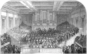 Concert Prints: New orchestra, Exeter Hall