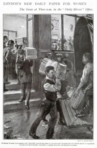 Communications Prints: New Paper the Daily Mirror 1903
