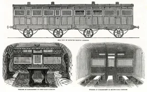 Fields Prints: New railway carriage 1847