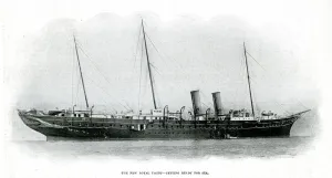 Victoria Prints: New Royal Yacht - HMY Victoria and Albert 1901