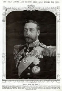 Throne Prints: Our new ruler King George V