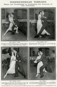 Dancers Prints: New sensation dance crazes, 1912