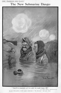 Bert Prints: The New Submarine Danger by Bairnsfather