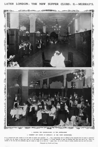 Floor Prints: The New Supper Clubs - Murray s