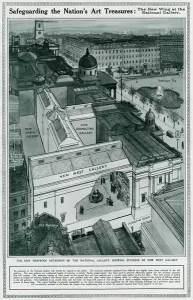 Fountain Prints: New Wing at the National Gallery, London