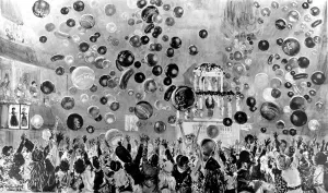 Hospital Prints: New Years Eve Party at the Royal Albert Hall, 1925