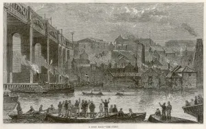 Stephenson Prints: Newcastle boat race