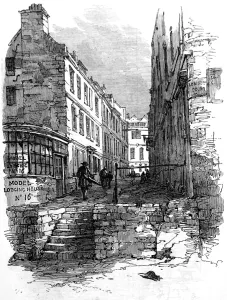 Shortly Prints: Newcastle Court, London, 1866