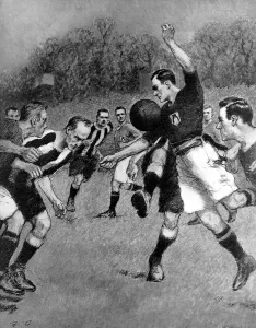 Played Prints: Newcastle United vs. Barnsley, F. A. Cup Final, 1910