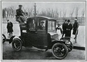 Hansom Prints: Newest Hansom motor-cab 1909