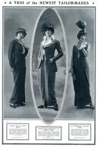Hobble Prints: Newest tailor-mades 1914