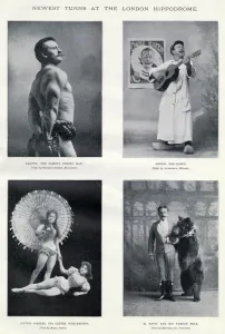 Hippodrome Prints: Newest turns at the London Hippodrome 1900