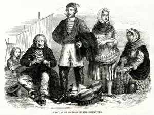 1862 Prints: Newhaven fishermen and fishwives 1862