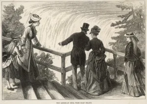 Us A Prints: Niagara USA Falls, 1875