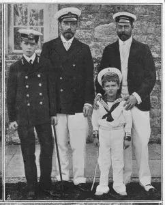 Edward Prints: NICOLAS II WITH SONS