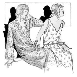 Wrap Prints: Nightdress and dressing gown, 1930