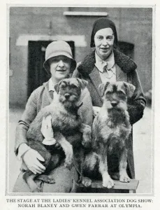 Ladies Prints: Norah Blaney & Gwen Farrar at Olympia Dog Show