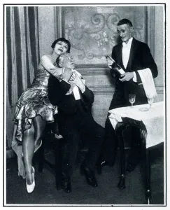 Restaurant Prints: Norah Blaney as Mademoiselle Yvonne in Out of the Blue