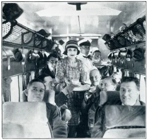 Norah Prints: Norah Blaney serving tea on an Imperial Airways flight
