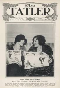 Film Prints: Norma and Constance Talmadge with their favourite publicatio