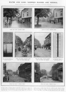 Phenomena Prints: Norwich Flooded 1912