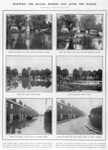 Phenomena Prints: Norwich Flooded 1912