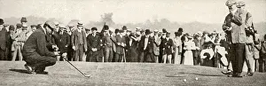 Golfing Prints: Notable Golf at Richmond - Taylor & Braid discussing a shot