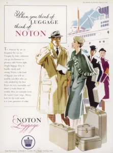 : Noton luggage advertisement
