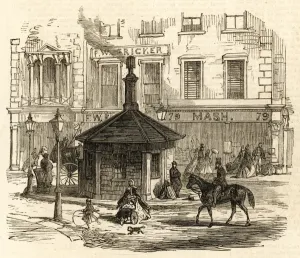 Gates Prints: Notting Hill Toll Gate, London, c. 1864