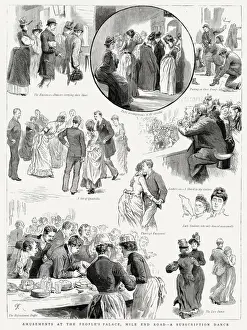 Dancers Prints: A number of scenes from a Subscription Dance held at the Peoples Palace